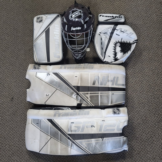 Used Franklin Sports NHL Street Hockey Goalie Set