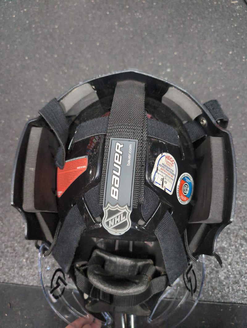 Load image into Gallery viewer, Used Bauer Profile 1200 Senior Hockey Goalie Helmet
