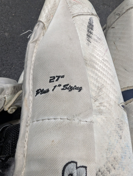 Used Vaughn Epic 8400 27"+1" Hockey Goalie Leg Pads