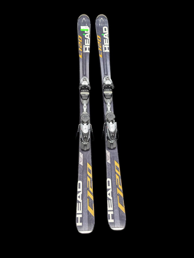Load image into Gallery viewer, Used Head C120 170cm Skis w/ Bindings

