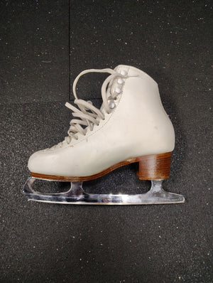 Used Risport Super Cristallo Figure Skates With Sheffield Steel Size 8