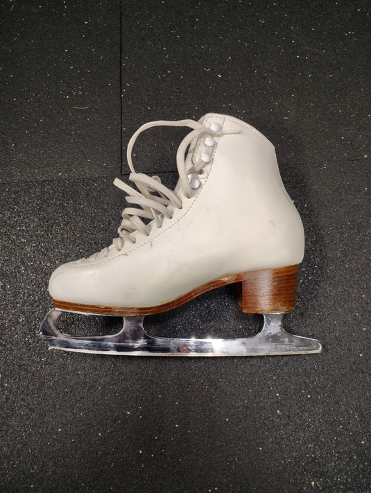 Used Risport Super Cristallo Figure Skates With Sheffield Steel Size 8