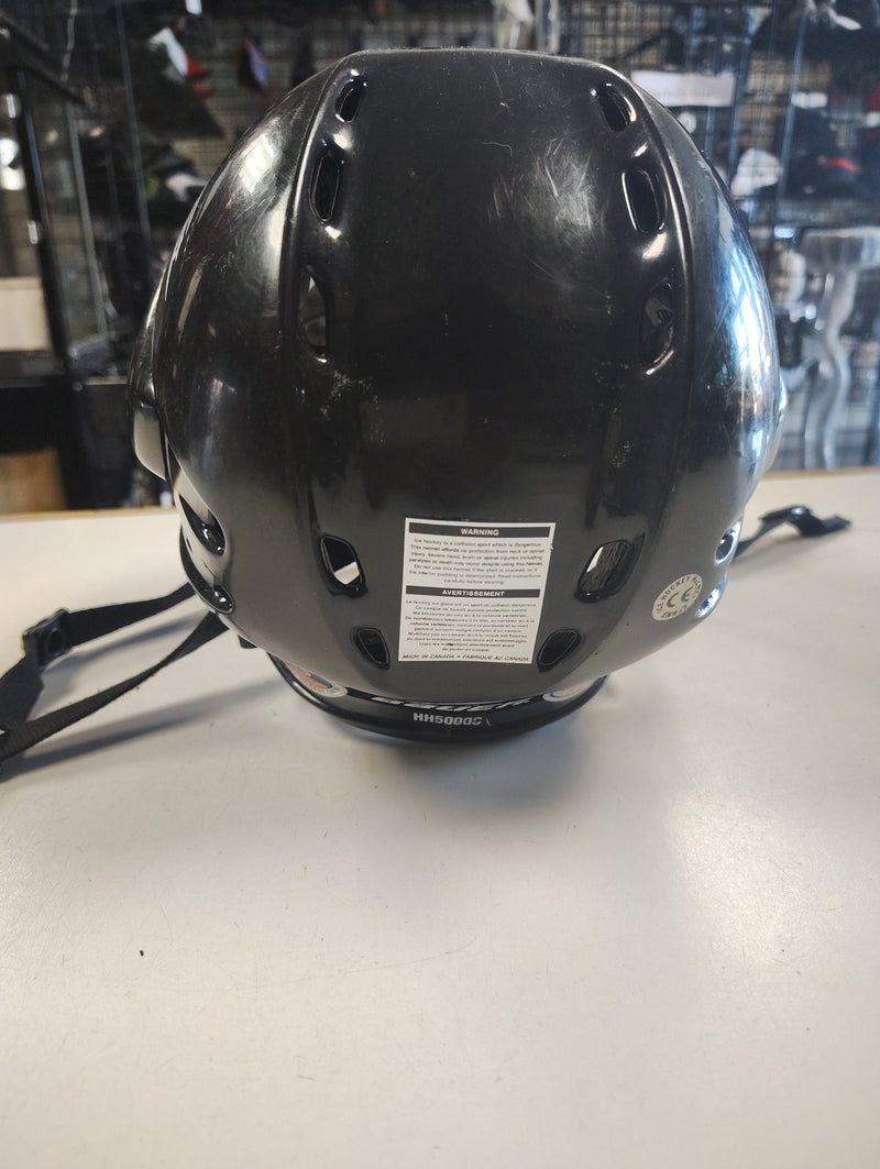 Load image into Gallery viewer, Used Bauer HH5000S Hockey Helmet Black W Cage
