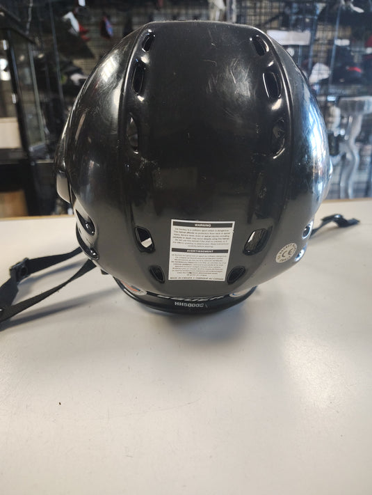 Used Bauer HH5000S Hockey Helmet Black W Cage