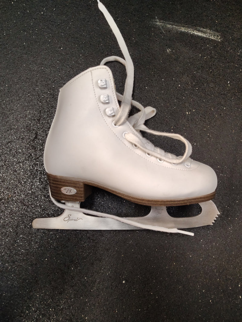 Load image into Gallery viewer, Used Riedell Opal Figure Skates Size 2
