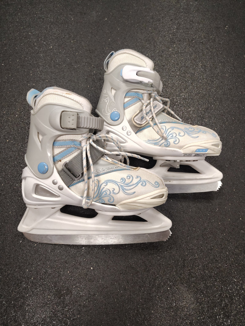 Load image into Gallery viewer, Used Bladerunner Ice Skates Size 1-4 w/toe pick
