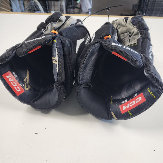 Used CCM AS-V Pro Hockey Gloves 12"