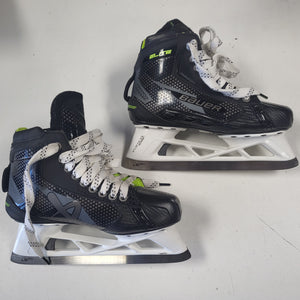Used Bauer Elite Goalie Skates - Size: 6.5 Fit 3