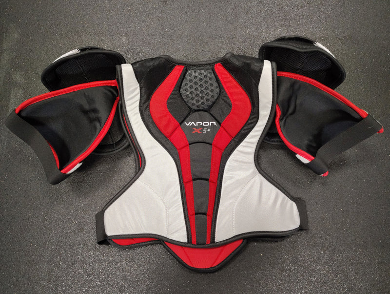 Load image into Gallery viewer, Used Bauer X 5.0 Hockey Shoulder Pads - Size: Sr Large
