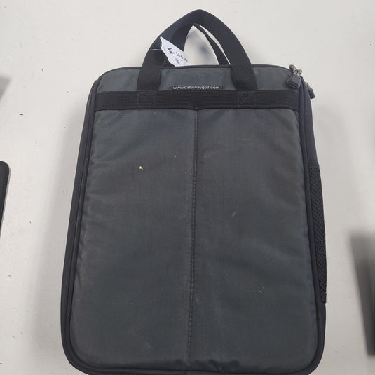 Used Callaway Golf Deluxe Travel Shoe Bag Zippered Handled Extra Pockets
