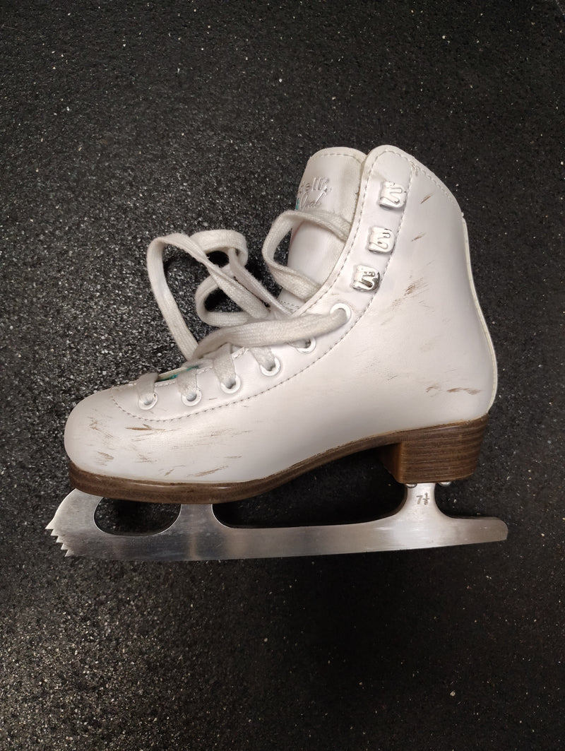 Load image into Gallery viewer, Used Riedell Opal Figure Skates Size Youth 13
