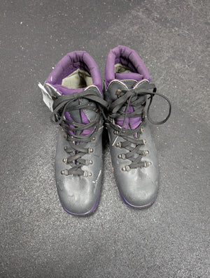 Used Alpina NNN BC 1000 Grey/Purple Cross Country Boots Size 44