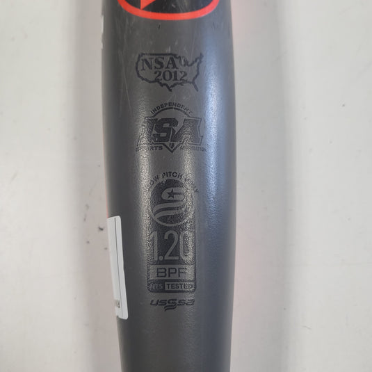 Used Worth Bedlam 34" 25oz Slow Pitch Softball Bat