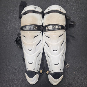 Used All-Star AFX Fastpitch Softball Catcher's Leg Guards