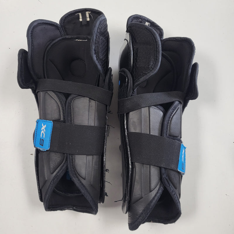 Load image into Gallery viewer, Used True XC9 Hockey Shin Guards 11 Inch
