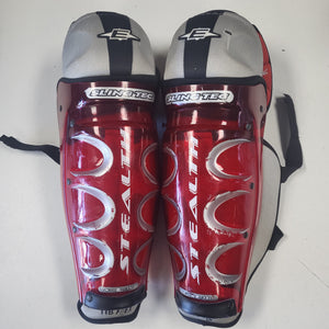 Used Easton Stealth S7 Shin Guards - Size: 14"