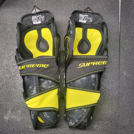 Used Bauer Supreme Mach Youth Shin Guard 10"