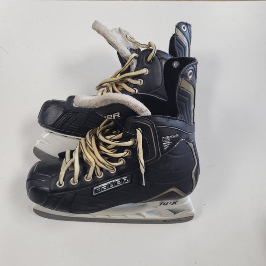 Used Bauer Nexus 400 Senior Ice Skates Size 8.5