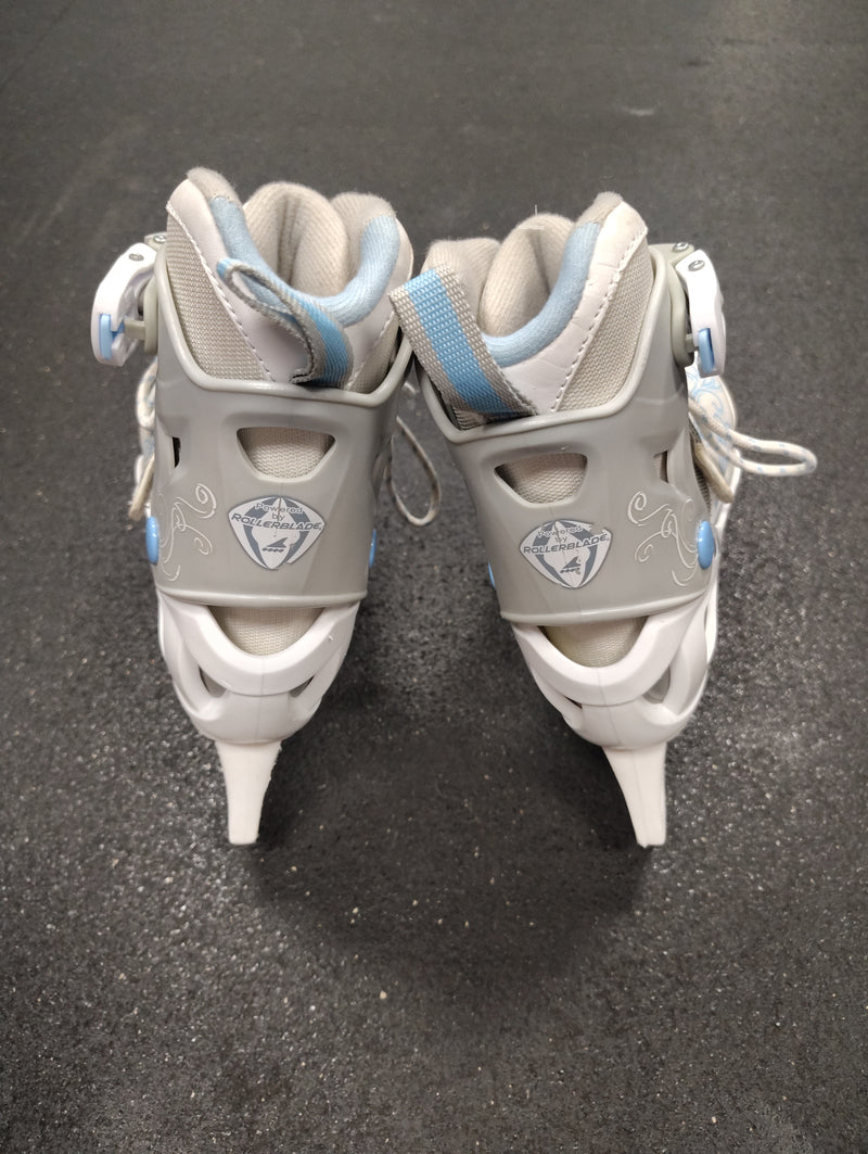 Load image into Gallery viewer, Used Bladerunner Ice Skates Size 1-4 w/toe pick
