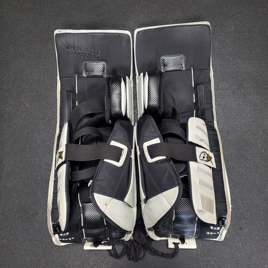 Used Brian's Optik 9.0 Sr. 33" Goalie Leg Pads