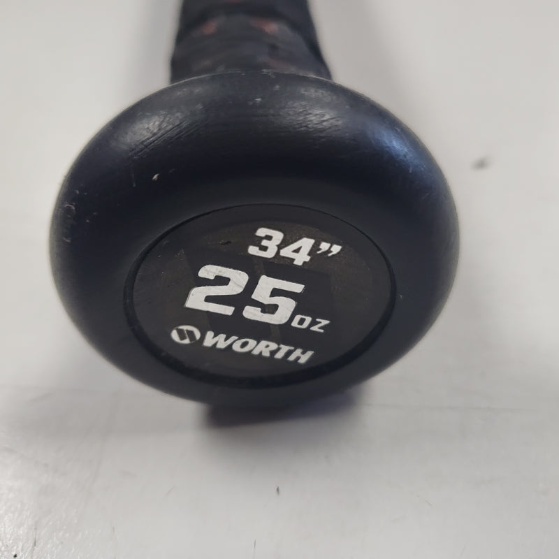 Load image into Gallery viewer, Used Worth Bedlam 34&quot; 25oz Slow Pitch Softball Bat
