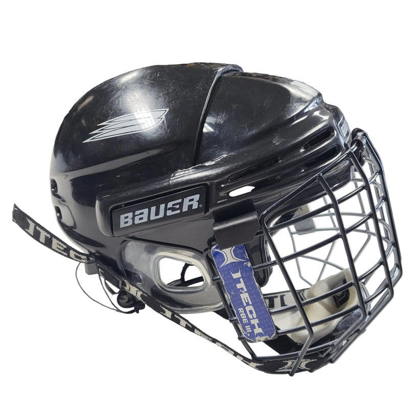 Load image into Gallery viewer, Used Bauer Hockey Helmet HH5000 Small Combo Black
