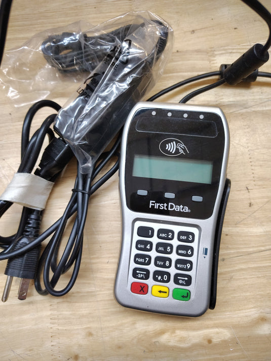 first data FD35 pin pad card payment reader w/chip, swipe, and tap features