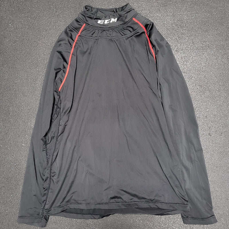 Load image into Gallery viewer, Used CCM Compression Long Sleeve Shirt With Neck Guard - Size: Sr Small
