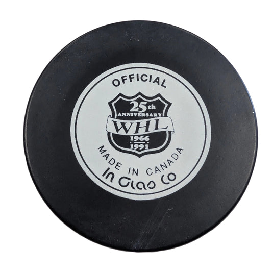 Tacoma Rockets 25th Anniversary Collectible Hockey Puck