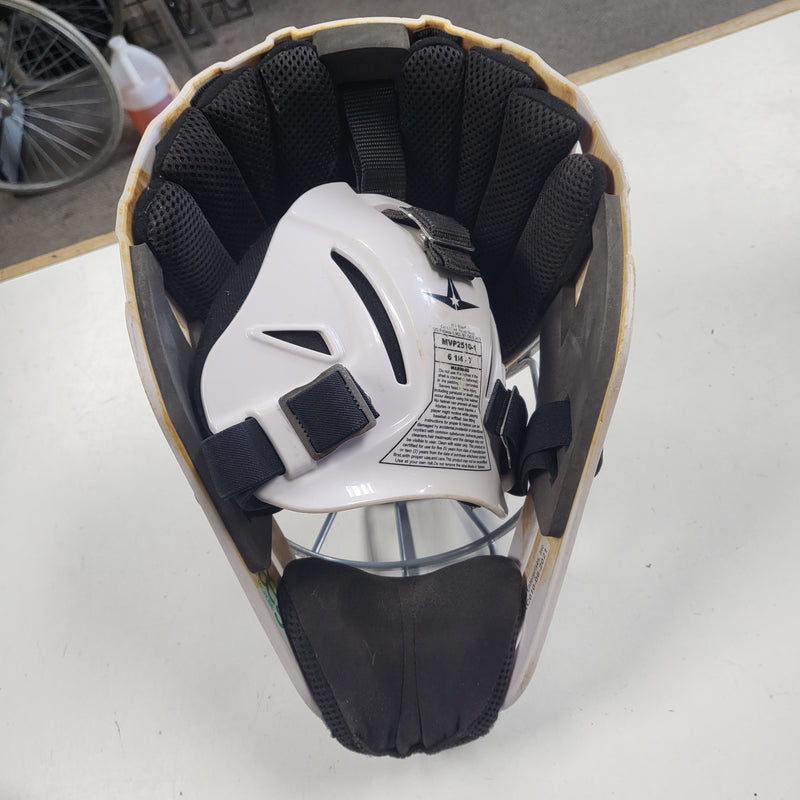 Load image into Gallery viewer, Used All-Star System 7 Catchers Helmet MVP2500/MVP2510 Series I-Bar Vision Cage
