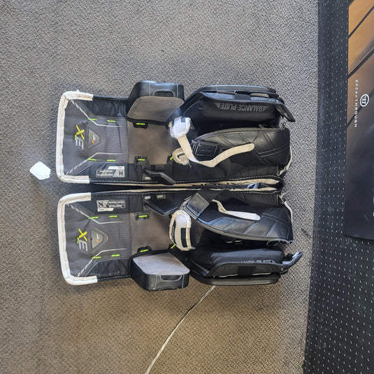 Used Bauer 3x Goalie Leg Pads Sr Medium+