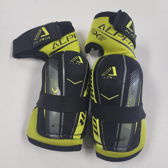 Used Warrior Alpha QX5 Junior Small Elbow Pads