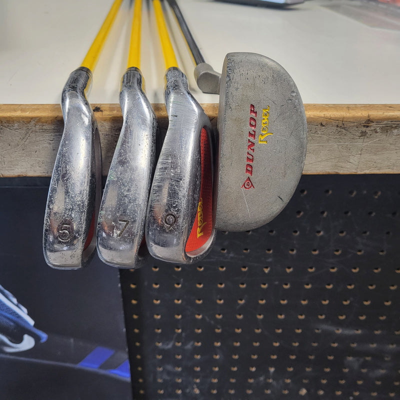 Load image into Gallery viewer, Dunlop Rebel Junior 5-7-9-Putter Golf Set
