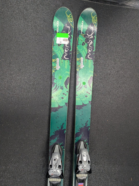 Used Head Liquidmetal Monster 182cm Downhill Skis W/Bindings