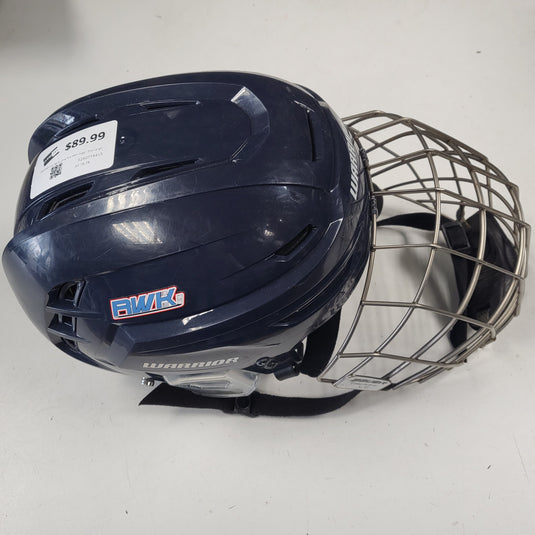 Used Warrior Alpha One Pro With Cage - Size Large