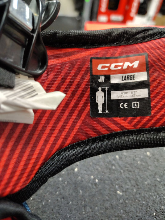 Used CCM Next Hockey Elbow Pads JR Large