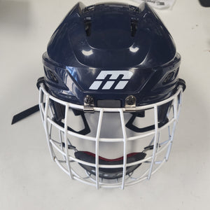 Used Mission Cascade M11 Hockey Helmet Size-Small Navy