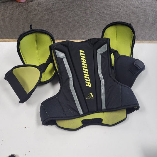 Used Warrior Alpha QX4 Hockey Shoulder Pads X-SMALL T-PETIT