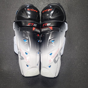 Slightly Used CCM Jetspeed FT8 Shin Guards 16"