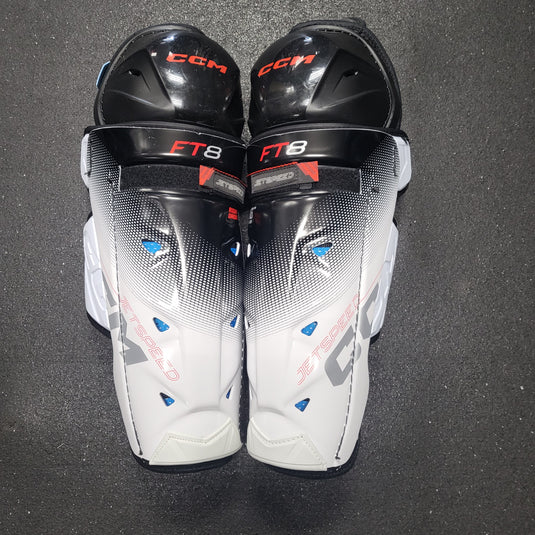 Slightly Used CCM Jetspeed FT8 Shin Guards 16"