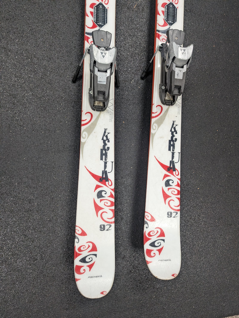 Load image into Gallery viewer, Used Fischer Kehua 92 Downhill Skis 177
