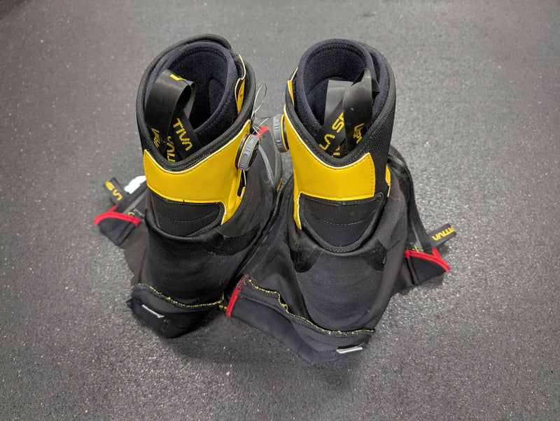Load image into Gallery viewer, Lightly Used LA Sportiva G2 Mountaineering Boots Size 12.5
