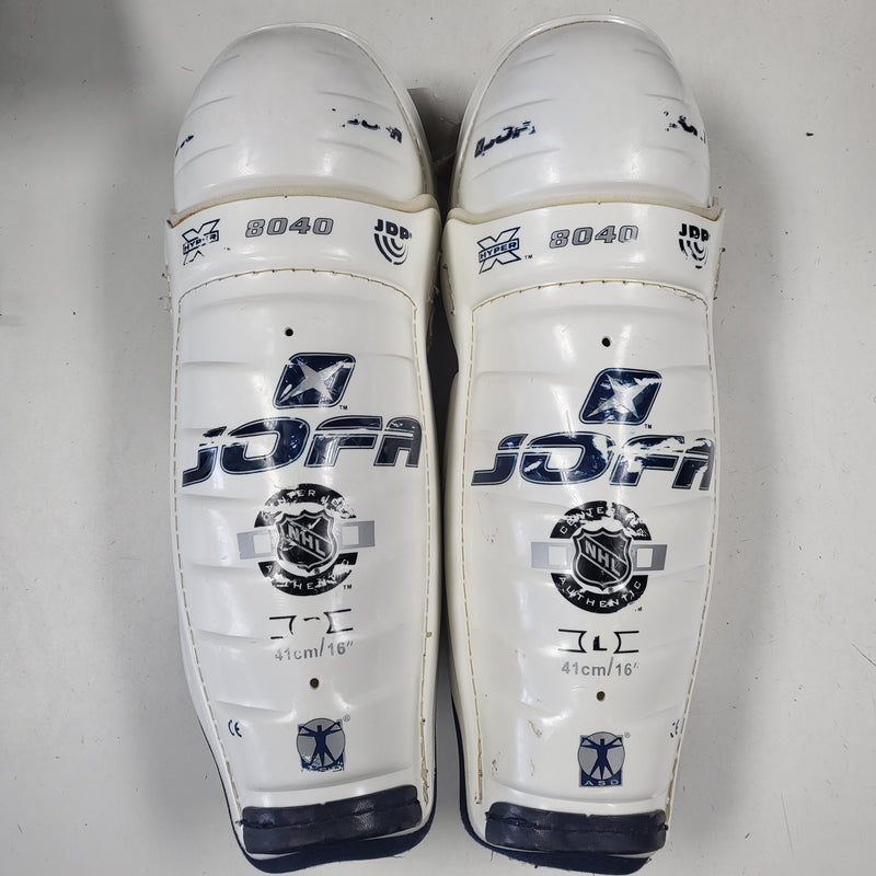 Load image into Gallery viewer, Used Jofa Hyper X 8040 Hockey Shin Guards - Size: 16 Inch
