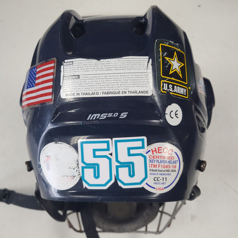 Load image into Gallery viewer, Used Bauer IMS 5.0 Hockey Helmet With Cage - Size: Small
