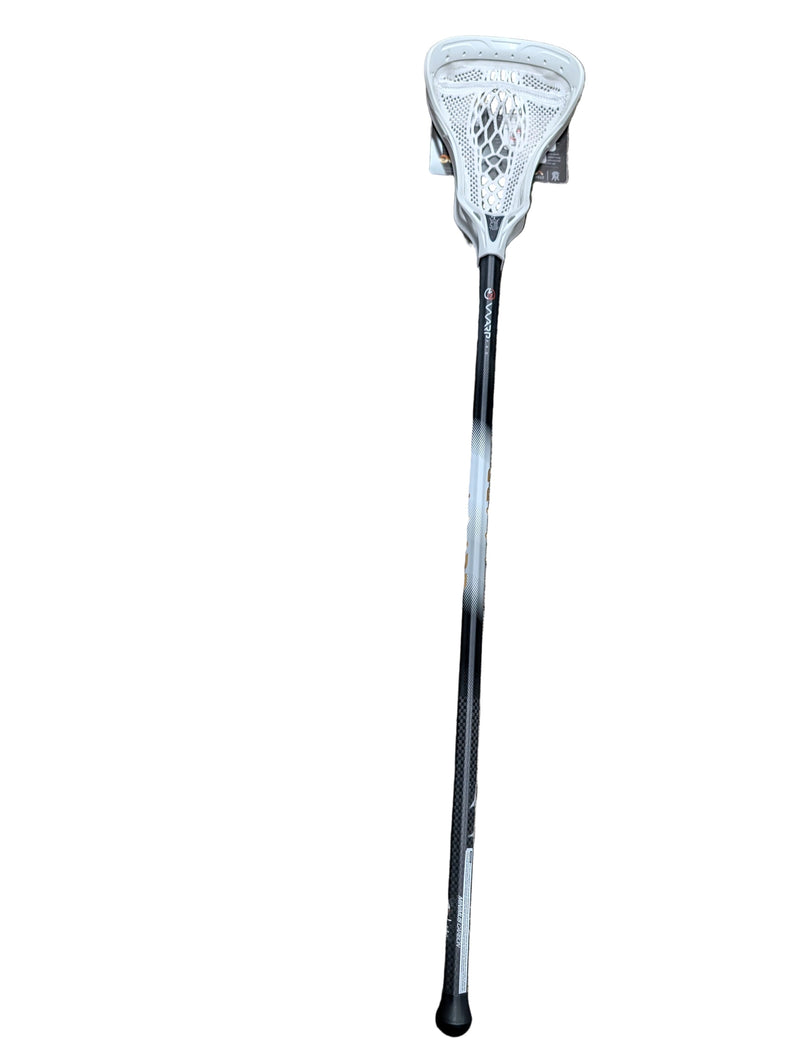 Load image into Gallery viewer, Brine Dynasty Warp Pro Kyle Ohlmiller White/Black Attack Women&#39;s Lacrosse Stick
