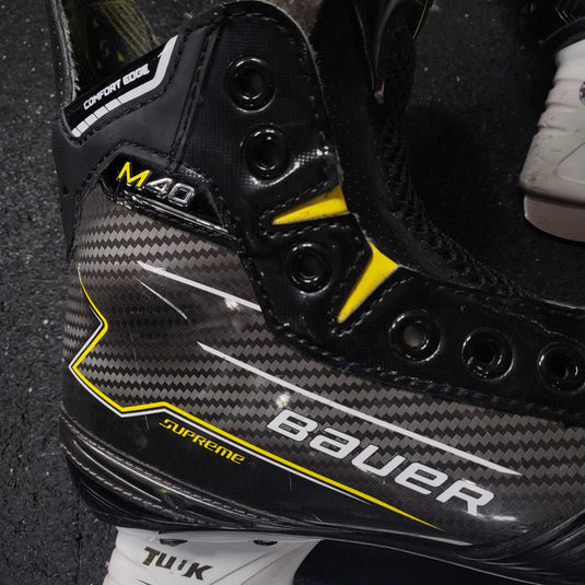 Used Bauer Supreme M40 Hockey Skates Size 2.5
