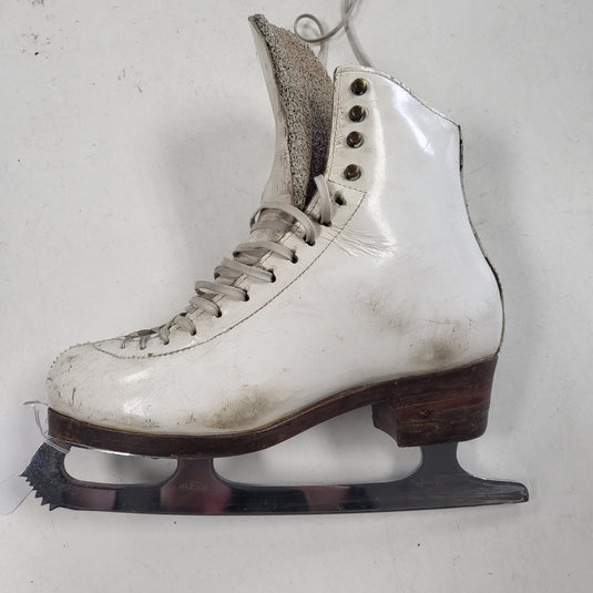 Used Harlick High Tester Figure Skates W 7 1/2