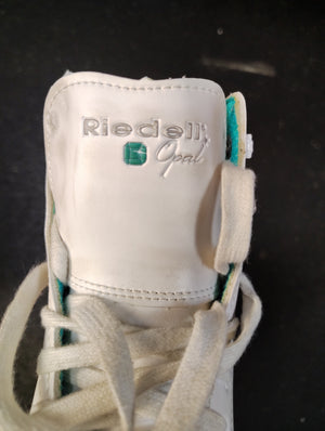 Used Riedell Opal Figure Skates Size Youth 13