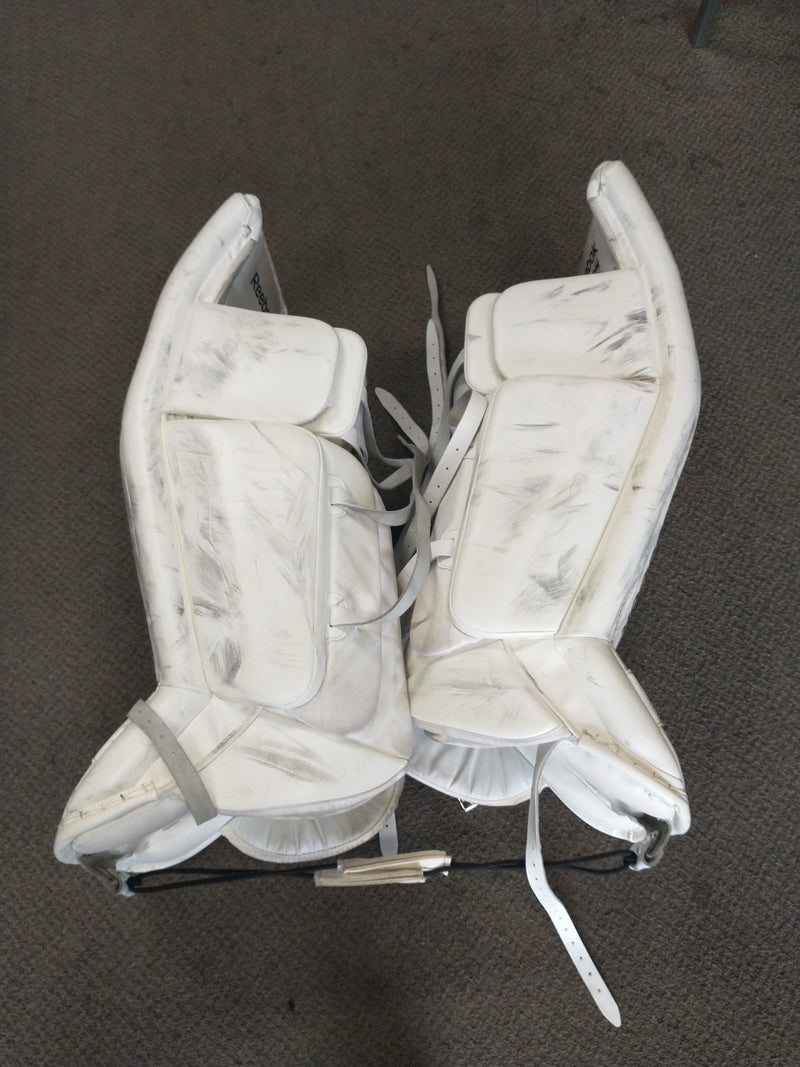 Load image into Gallery viewer, Used Reebok Premier XLT 33+1&quot; Goalie Leg Pads
