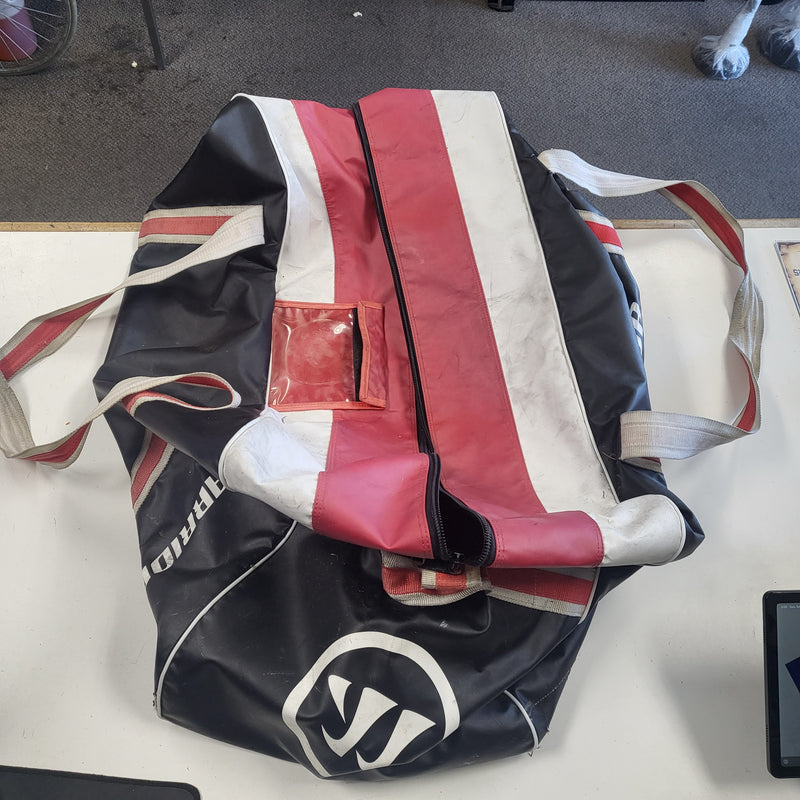 Load image into Gallery viewer, Used Warrior Red White &amp; Black Hockey Bag 32"
